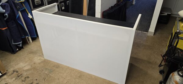 White Acrylic DJ Booth Rental Miami