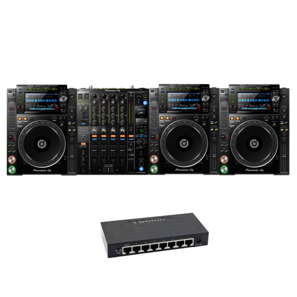 3X CDJ-2000NXS2  AND DJM-900NXS2 RENTAL PACKAGE