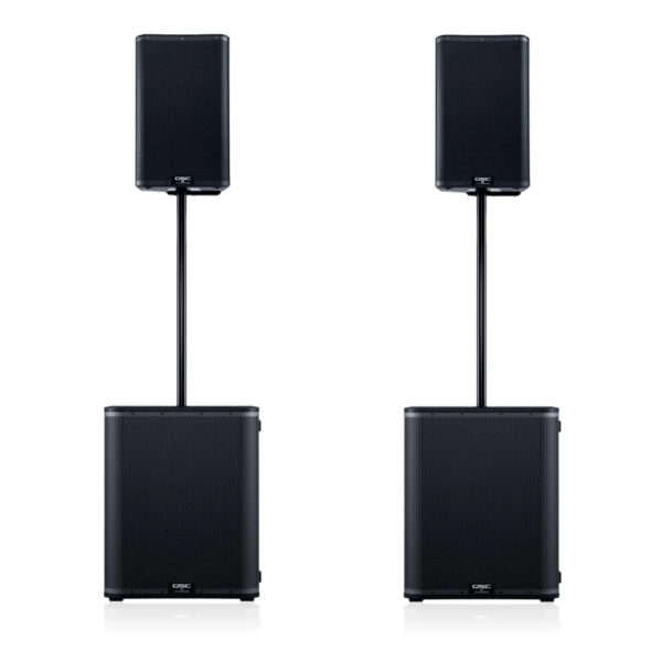 QSC SPEAKER RENTAL PACKAGE with SUB-BASS