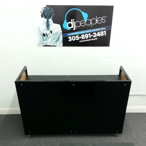 Black Acrylic DJ Booth Rental