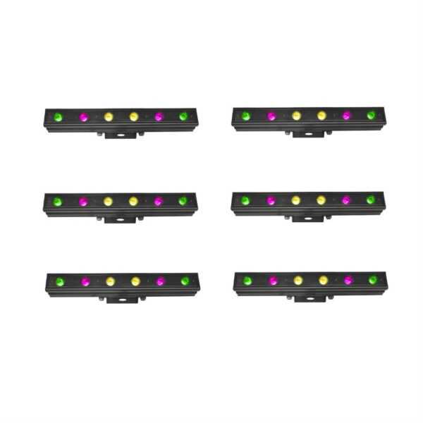 6-Piece LED Up Lighting Rental Package (18" Fixture)