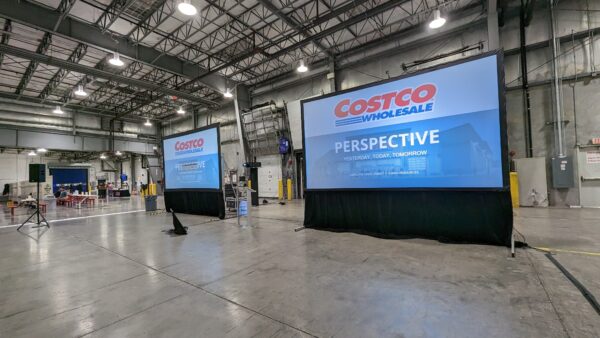 7.8' x 14' Projection Screen Rental - Miami - Image 4