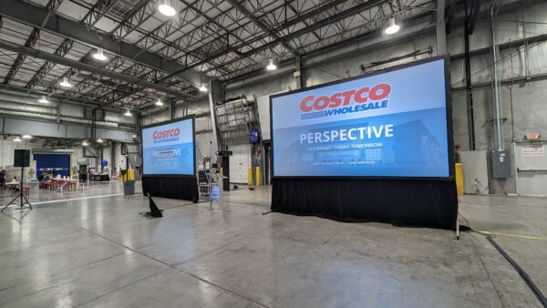 7.8' x 14' Projection Screen Rental - Miami - Image 5